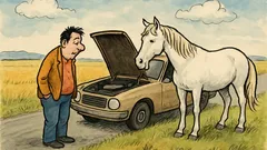 Banc: Un tip rămâne în pană