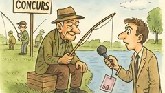 Banc: Concurs de pescuit, câștigă bătrânelul