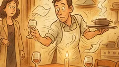 Banc: O femeie se întoarce acasă devreme...