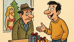 Banc: Bulă caută cadou de Crăciun