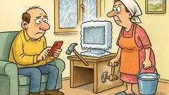 Banc: Soția îi scrie—ferestrele înghețate!