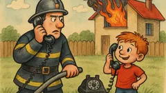 Banc: Un copil sună la pompieri