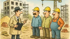 Banc: Pe șantier vine o inspecție