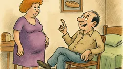 Banc: Dragul meu, îmi crește burta...