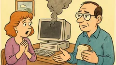 Banc: Soția unui administrator de rețea întreabă