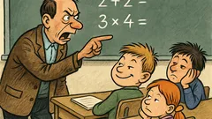 Banc: La ora de matematică, profesorul…