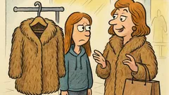 Banc: O mamă și fiica în mall