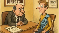 Banc: Directorul școlii îl cheamă pe Gigel