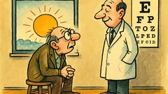 Banc: Domnule doctor, nu văd la distanță