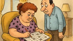 Vtip: Bubulina completează integrame și întreabă